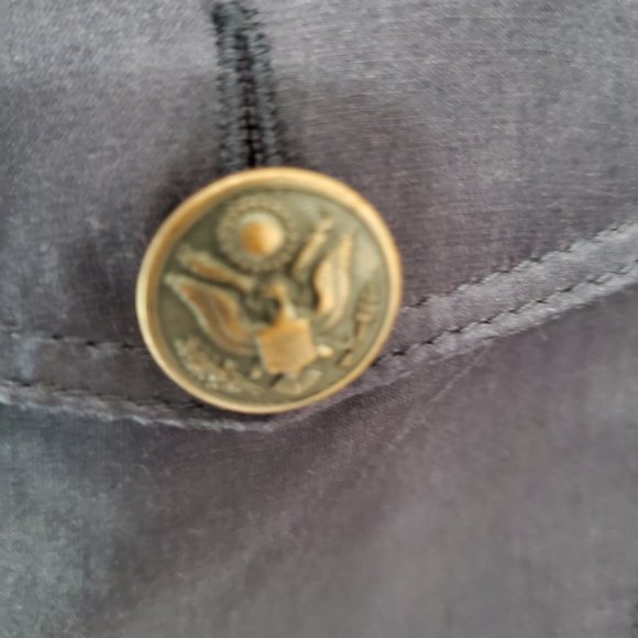 Women's Navy Blue Vintage Fossil Cardigan Button Down with Front Pockets Size XS - Picture 3 of 6